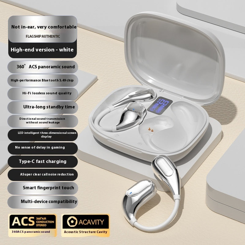 New Open Wireless Bluetooth Headset 0 Sense Wear Ultra-long Life Battery Game Sports Sweat-proof Unisex