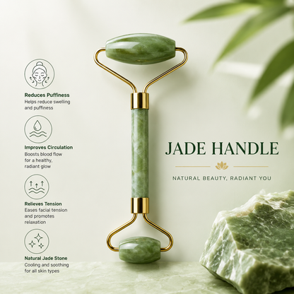 YFY-GlowLift 2-in-1 Jade Roller & Gua Sha Facial Set