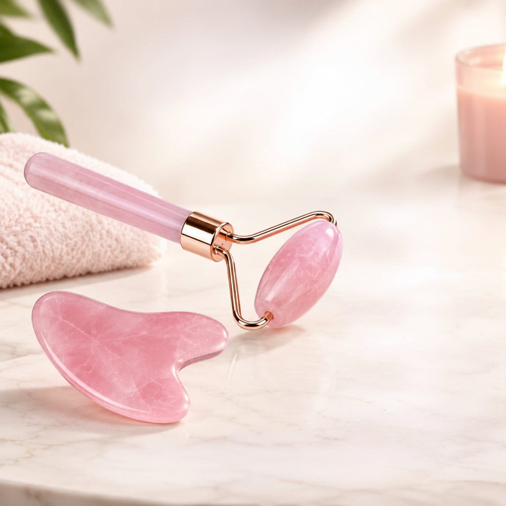 YFY-GlowLift 2-in-1 Jade Roller & Gua Sha Facial Set