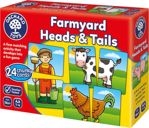 Orchard Toys Farmyard Heads & Tails Game