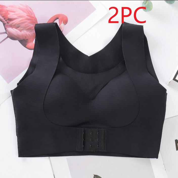 Posture Corrector Bra For Women  2-in-1 Breast Lifter & Back Support Front Closure Sports Shaper