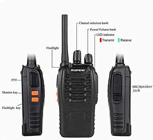 2 way radio long range,16 Channel Portable walkie talky adult,rechargeable walkie talkies