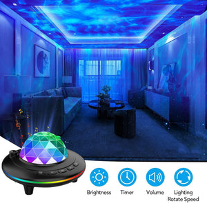 Galaxy Projector Light, Ocean Wave LED Lamp