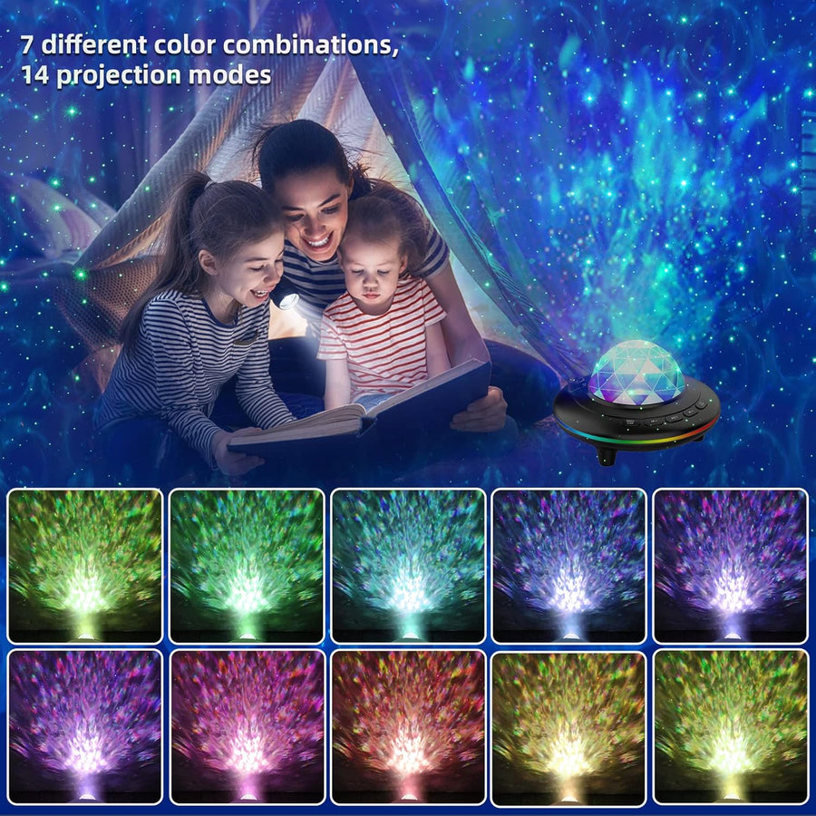 Galaxy Projector Light, Ocean Wave LED Lamp