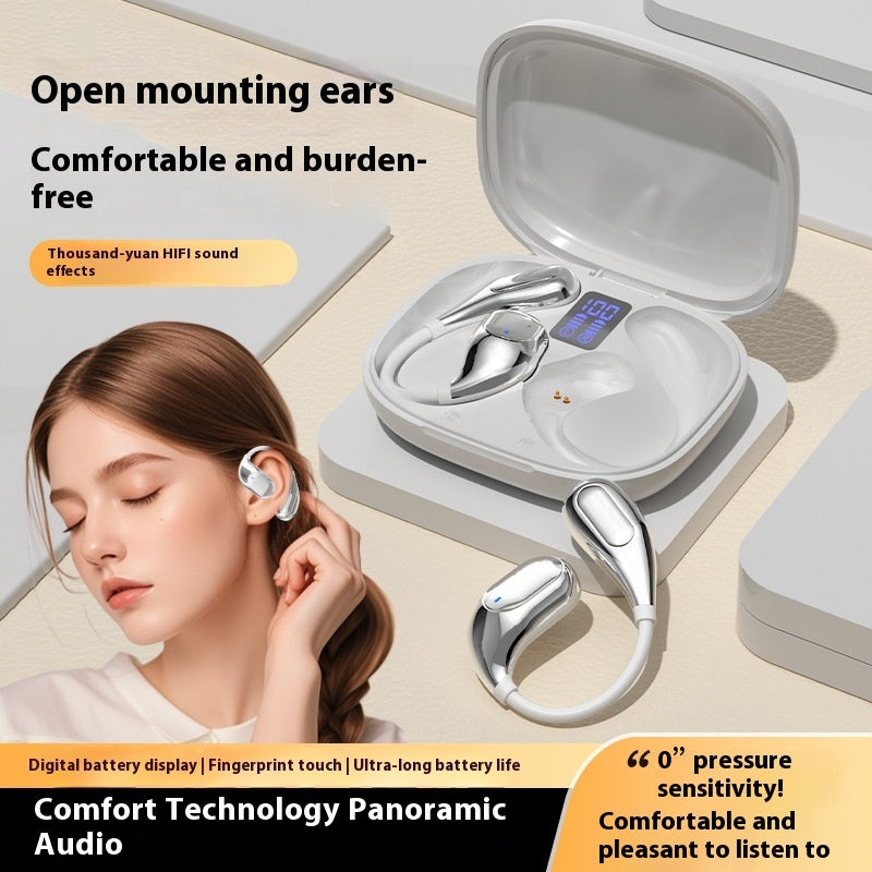 New Open Wireless Bluetooth Headset 0 Sense Wear Ultra-long Life Battery Game Sports Sweat-proof Unisex