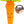 Load image into Gallery viewer, Petface Foodie Faces Fluffy Carrot Dog Toy
