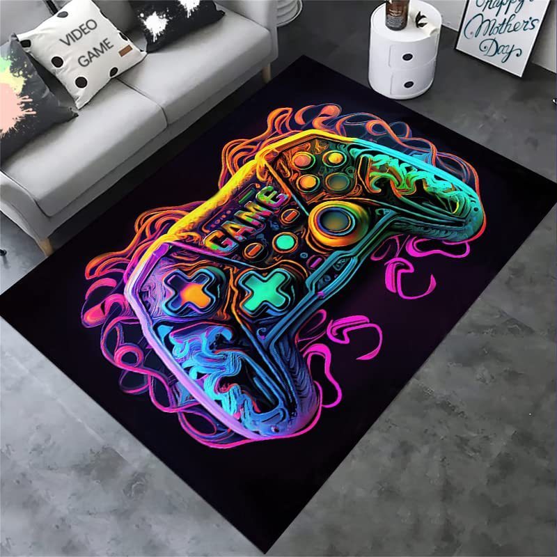 Boy's Room Cloth With E-sports Games Carpet