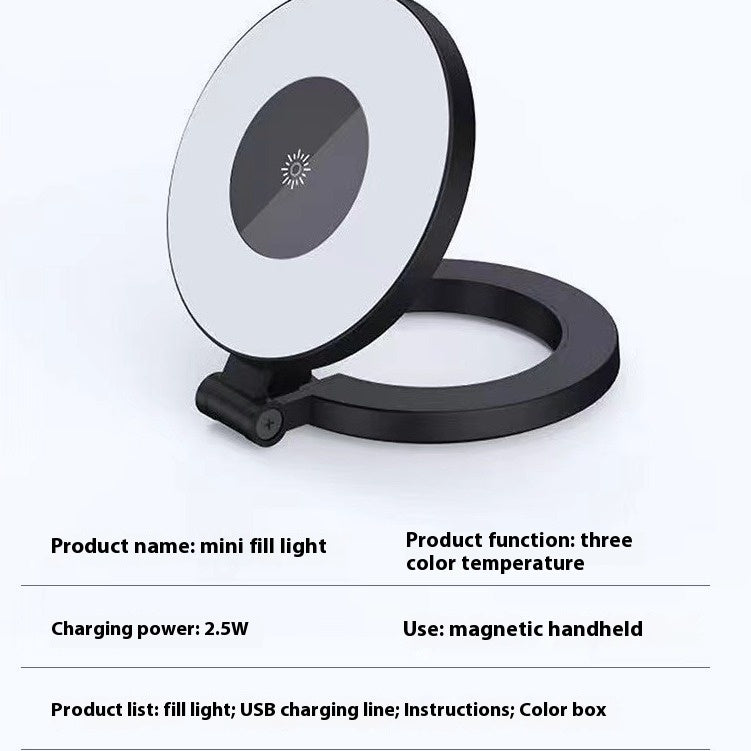 Mini LED Three-gear Adjustable Magnetic Fill Light