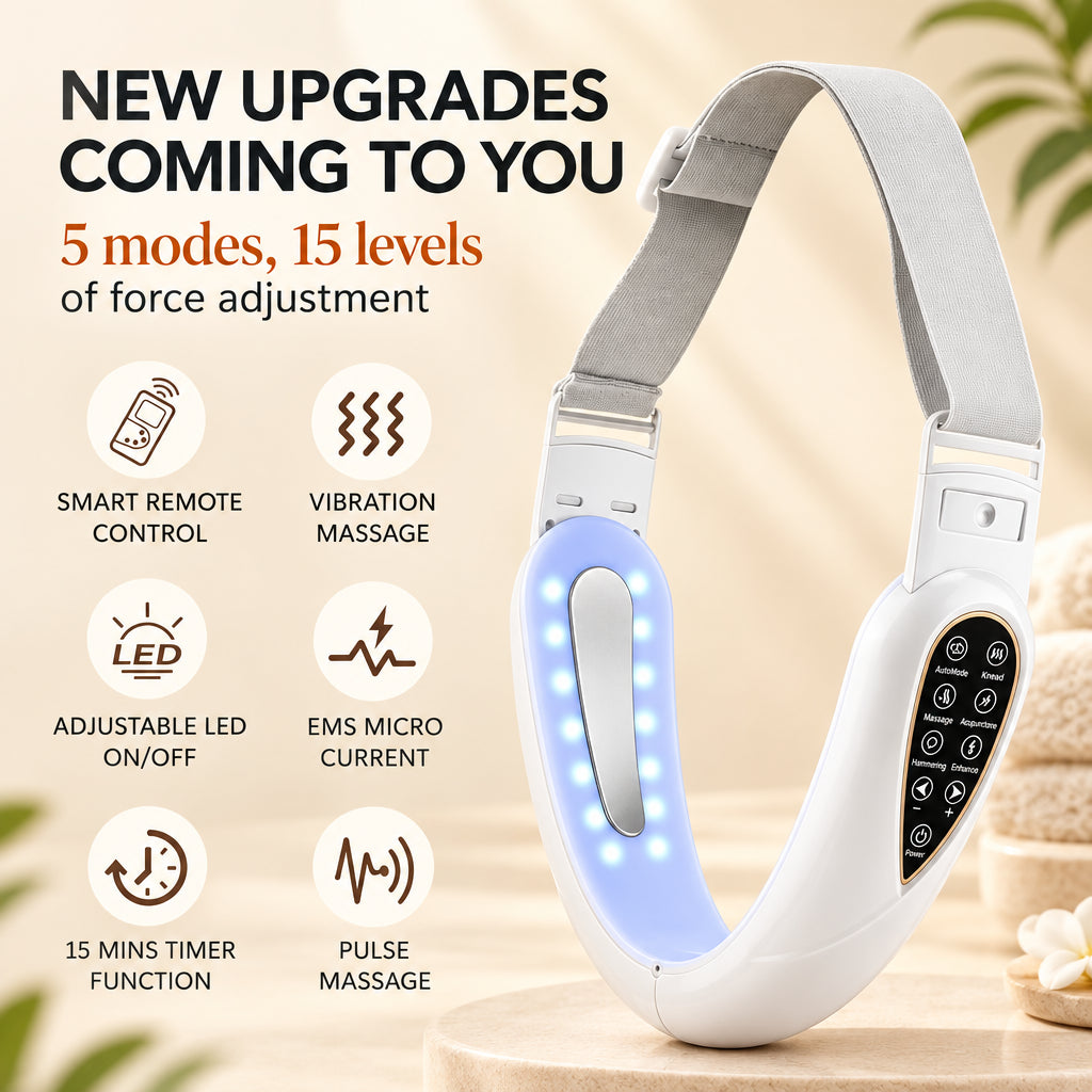 V-Line Face Slimming Lifting Device Massager Skin Rejuvenation Shaping Beauty Instrument Electric Reduce Double Chin Belt