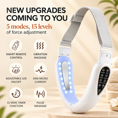 V-Line Face Slimming Lifting Device Massager Skin Rejuvenation Shaping Beauty Instrument Electric Reduce Double Chin Belt