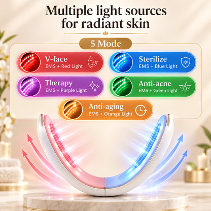 V-Line Face Slimming Lifting Device Massager Skin Rejuvenation Shaping Beauty Instrument Electric Reduce Double Chin Belt