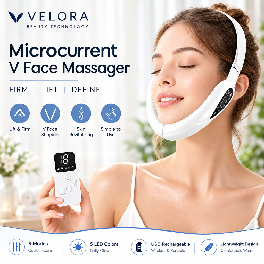 V-LINE Facial Sculpting & Lifting Massager' 5 in 1 Multi Mode Beauty Device for Facial & Body Massage