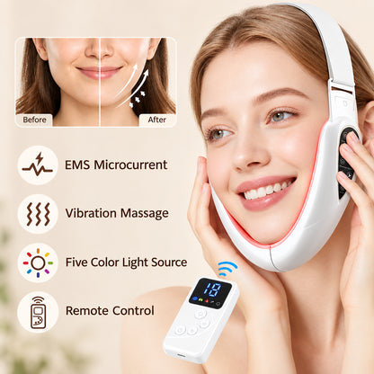V-Line Face Slimming Lifting Device Massager Skin Rejuvenation Shaping Beauty Instrument Electric Reduce Double Chin Belt
