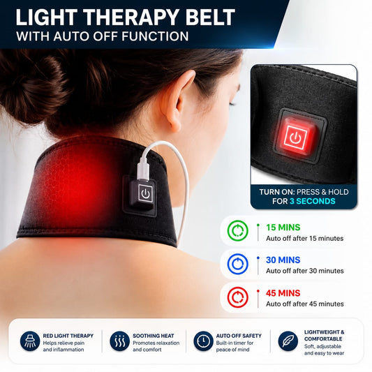 Portable Red Light Therapy Wrap for Pain, Stiffness & Recovery