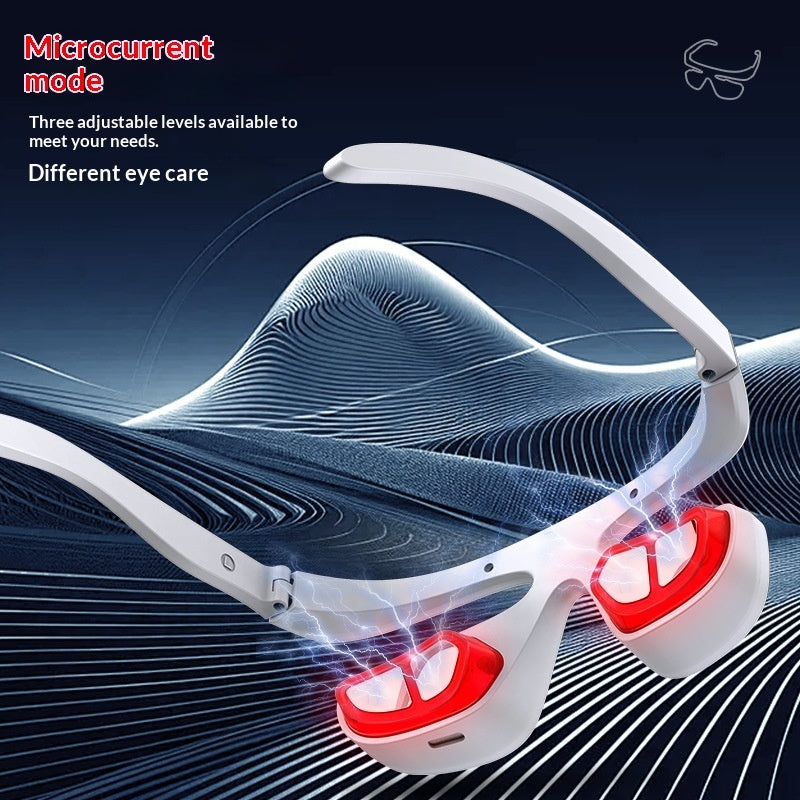 Portable Wireless Eye Care Device Hot Compress And Red Light Therapy Eye Massager