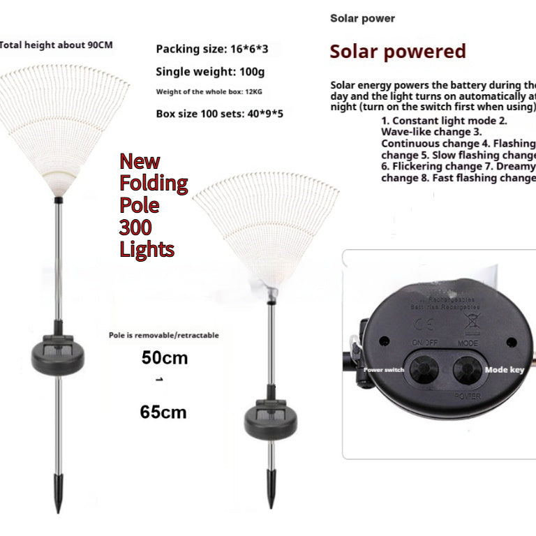 Solar Powered Fireworks Lights For Ambient Lighting