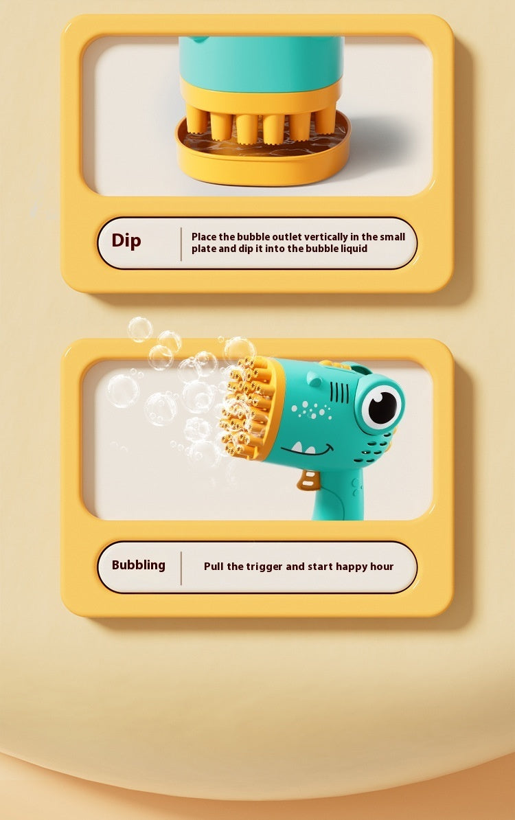 40-hole Bubble Machine Children's Automatic Handheld Boys And Girls Toys