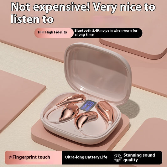 New Open Wireless Bluetooth Headset 0 Sense Wear Ultra-long Life Battery Game Sports Sweat-proof Unisex