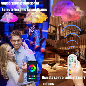 LED Cloud Lights Remote Control APP Bar Bedroom Ambience Light