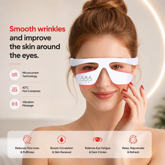 Red Light Therapy Eye Massager