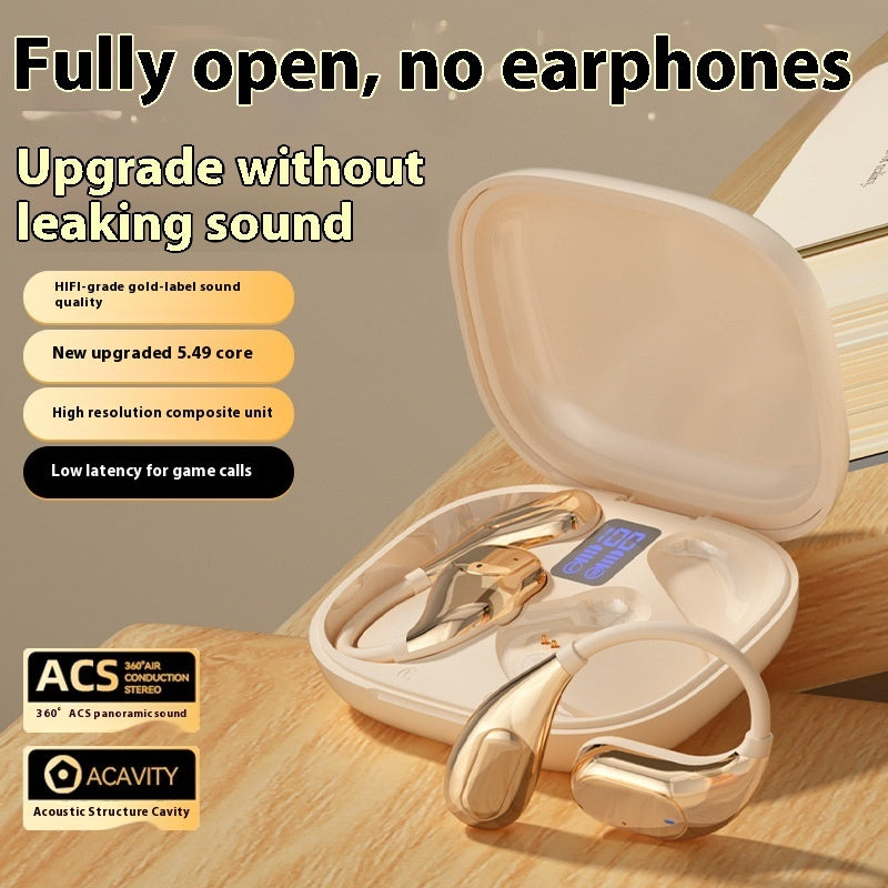 New Open Wireless Bluetooth Headset 0 Sense Wear Ultra-long Life Battery Game Sports Sweat-proof Unisex