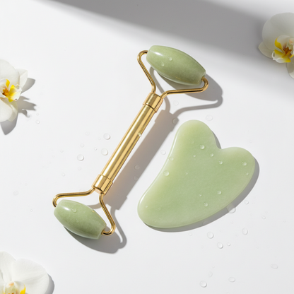 YFY-GlowLift 2-in-1 Jade Roller & Gua Sha Facial Set