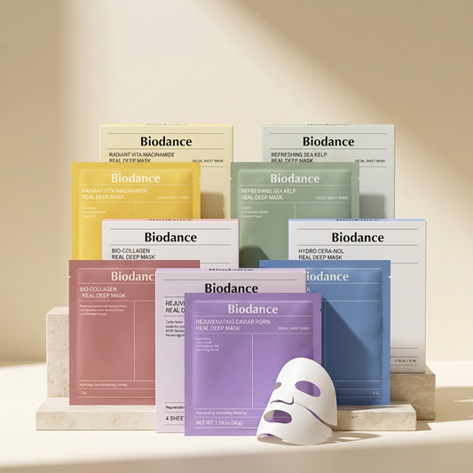 YFY branded skincare mask collection