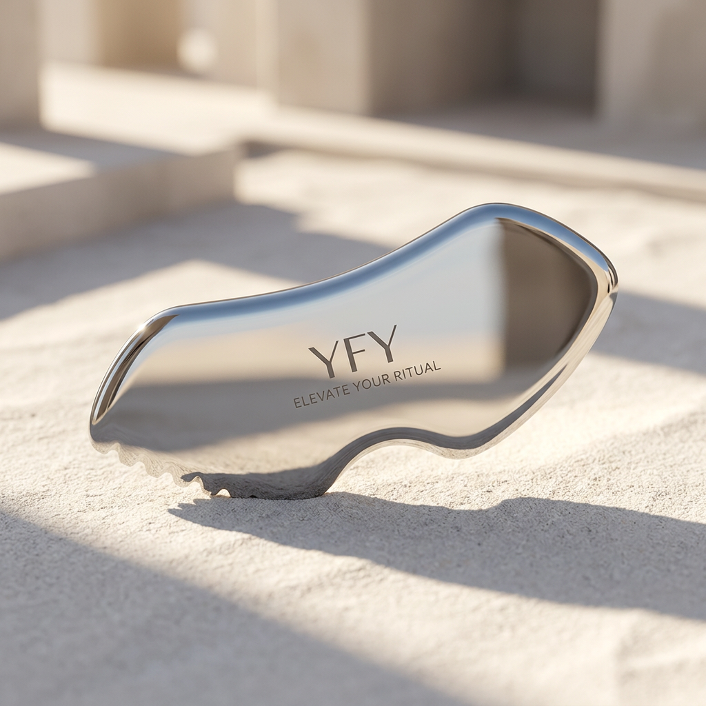 YFY Gua Sha in sculptural light